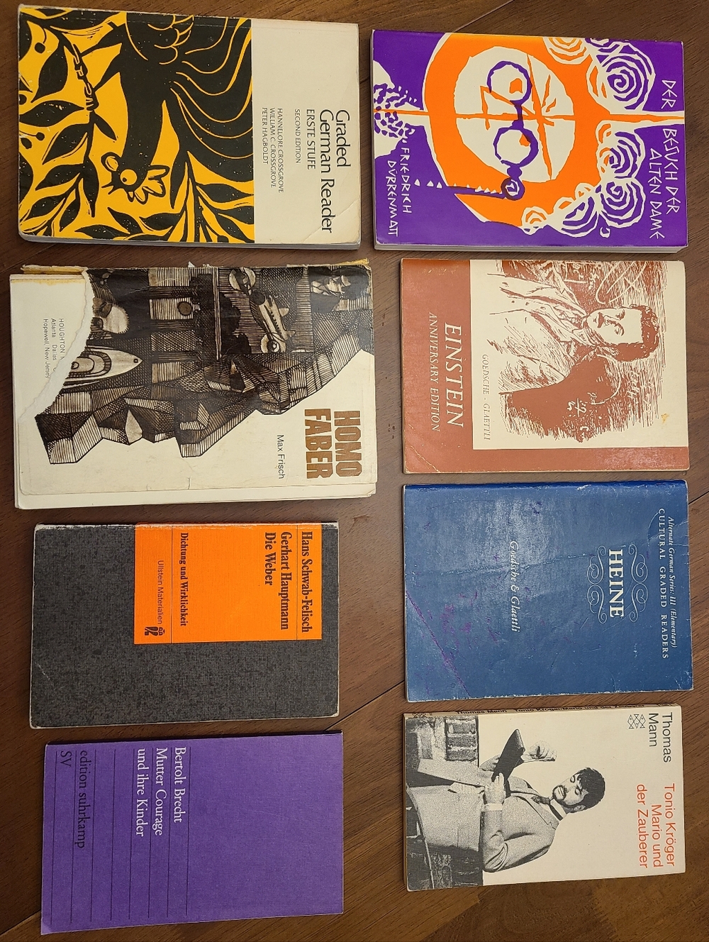 Vintage German Paperbacks - Lot Bundle of 8 Upper Level Undergraduate Books - Picture 3 of 4